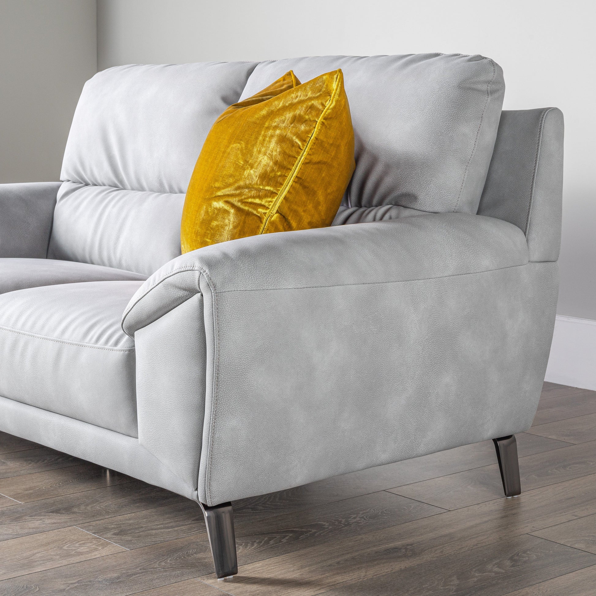 Furniture  -  Lyon Silver 2 Seater Sofa  -  60001373