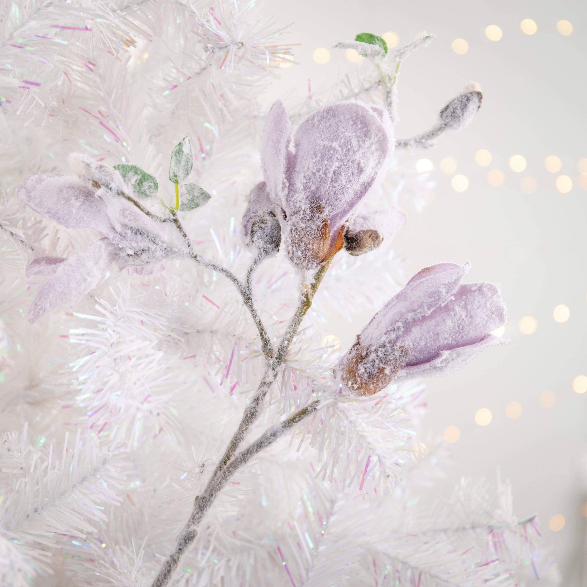 Christmas  -  Magnolia Spray Lilac Christmas Flower 50cm  -  50153592