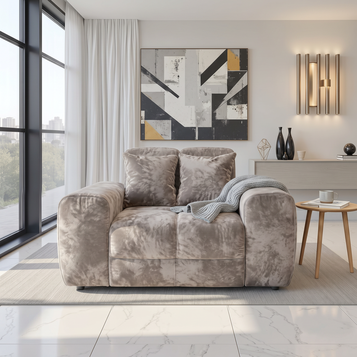 Maine Armchair - Mocha
