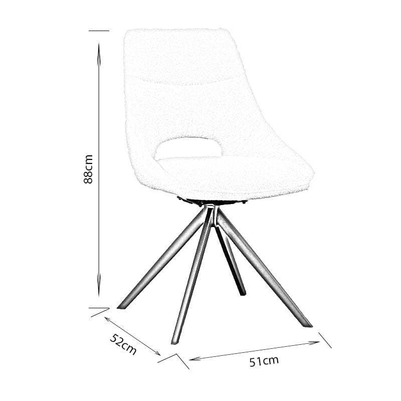 Furniture  -  Matilda Dining Chair - Cream  -  60007579