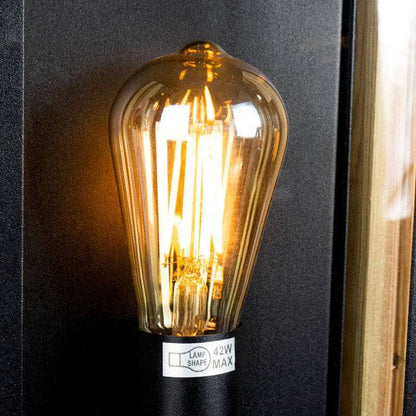 Lights  -  Metz Box Lantern Black  -  60006363