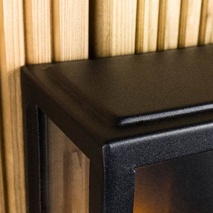 Lights  -  Metz Box Lantern Black  -  60006363