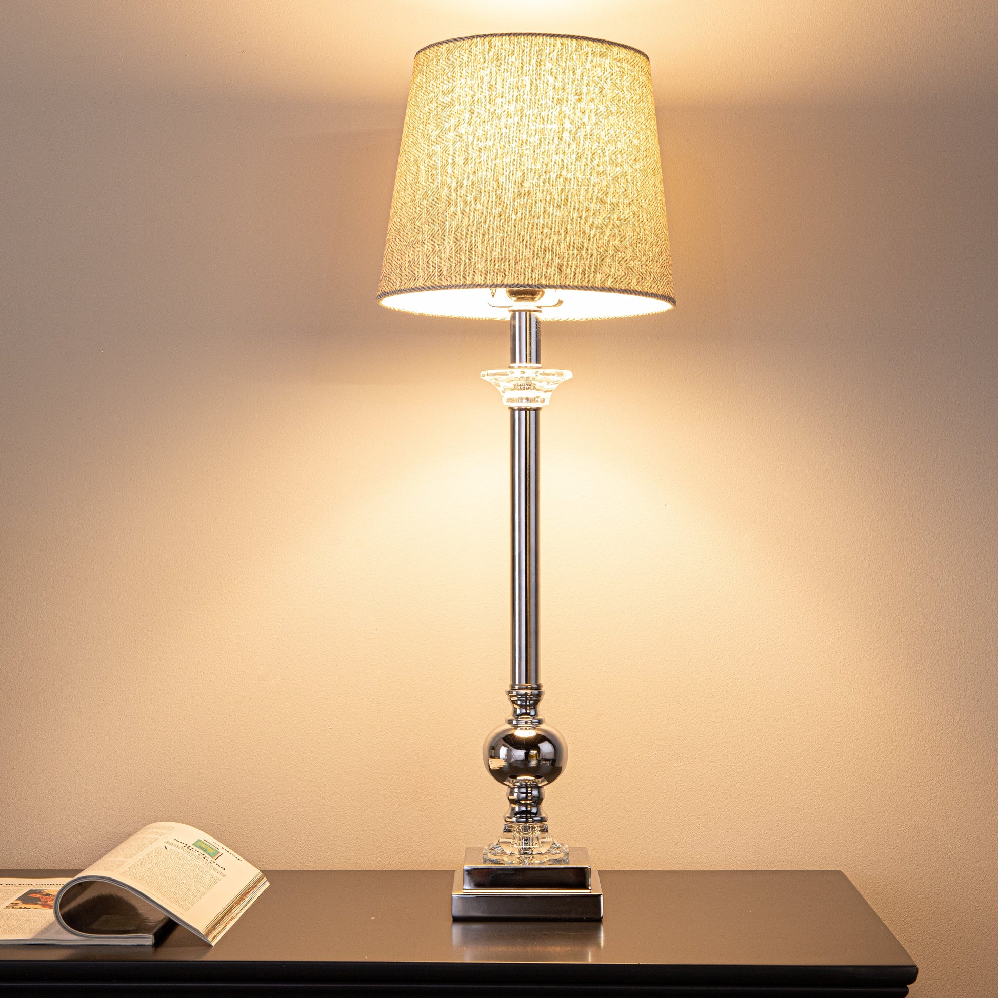 Lights  -  Milan Chrome Table Lamp  -  50155915