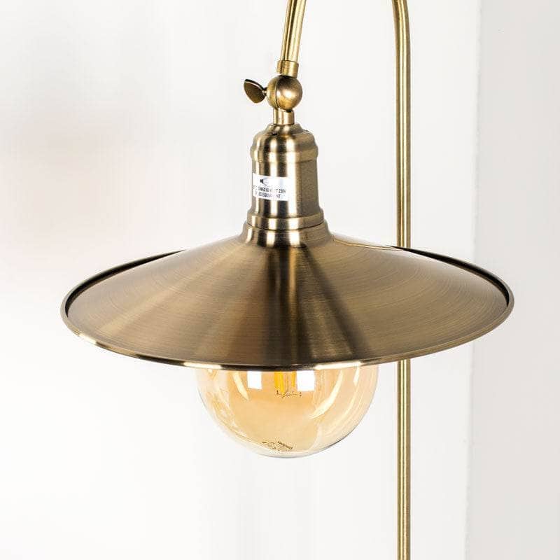 Lights  -  Novara Antique Brass Floor Lamp  -  60006140