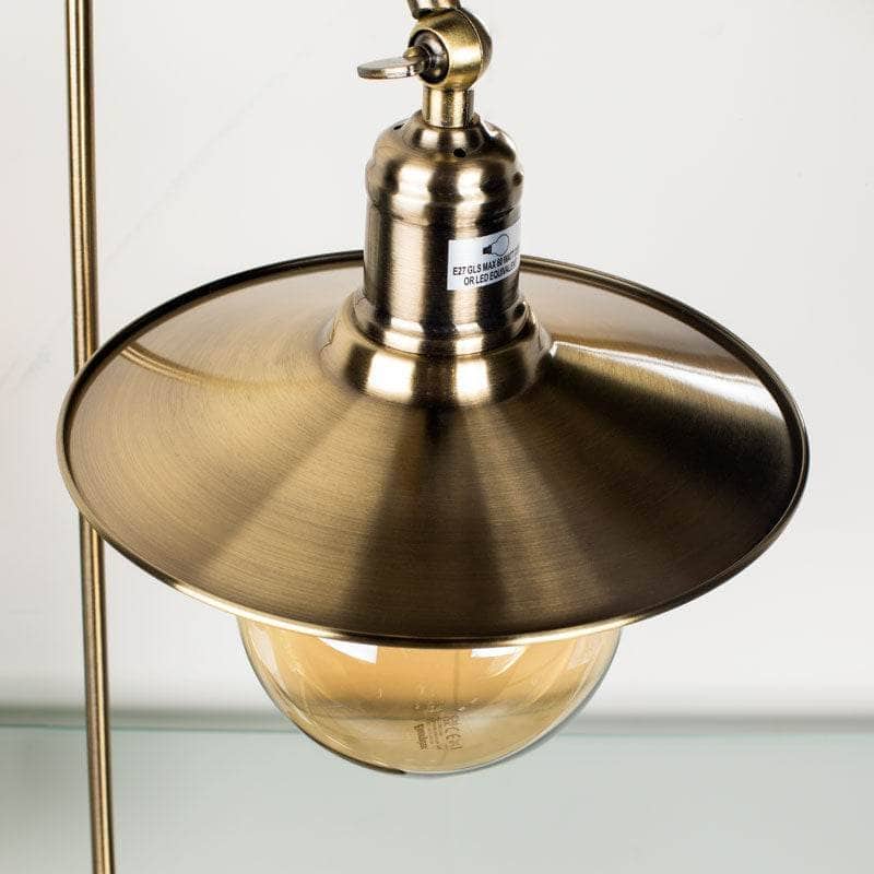 Lights  -  Novara Antique Brass Table Lamp  -  60006139