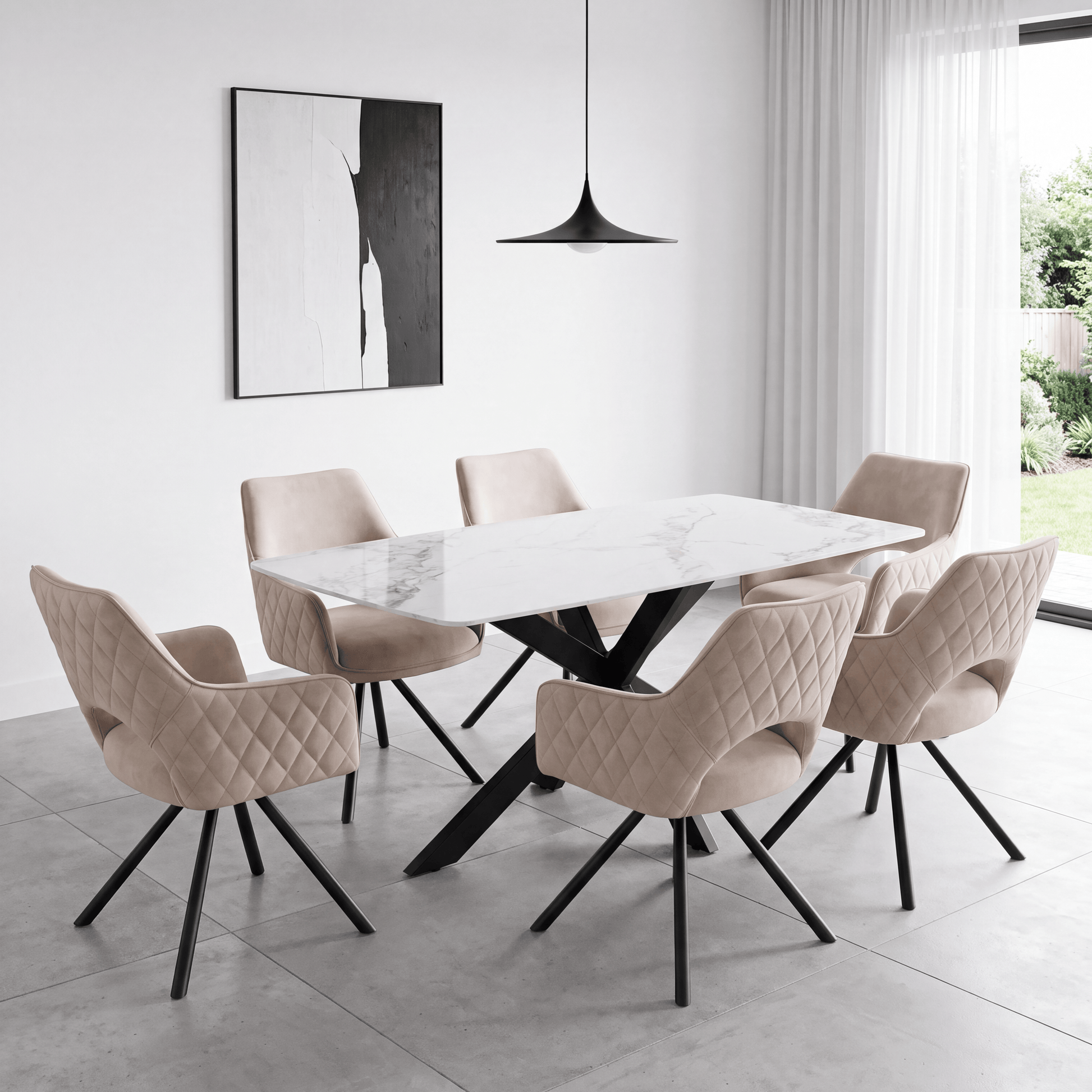 Furniture  -  Paris Dining Table & 6 Chairs  -  60013561