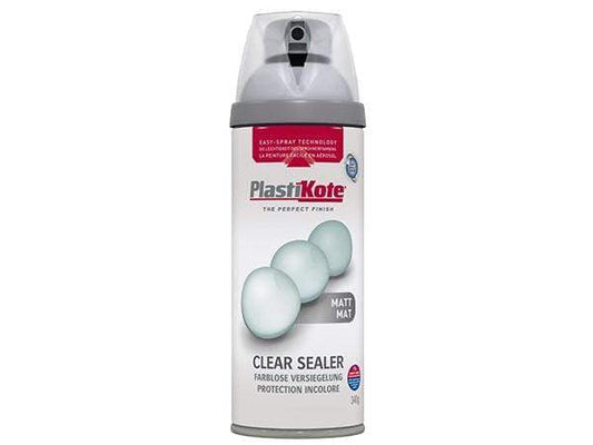 Paint  -  Plastikote Twist And Spray Clear Acrylic Matt Paint  -  50091003