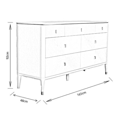  -  VIDA PLAZA/DILETTA WIDE CHEST  -  60007894