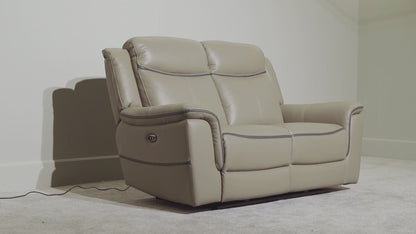 Ascari 2 Seat Power Reclining Sofa - Taupe