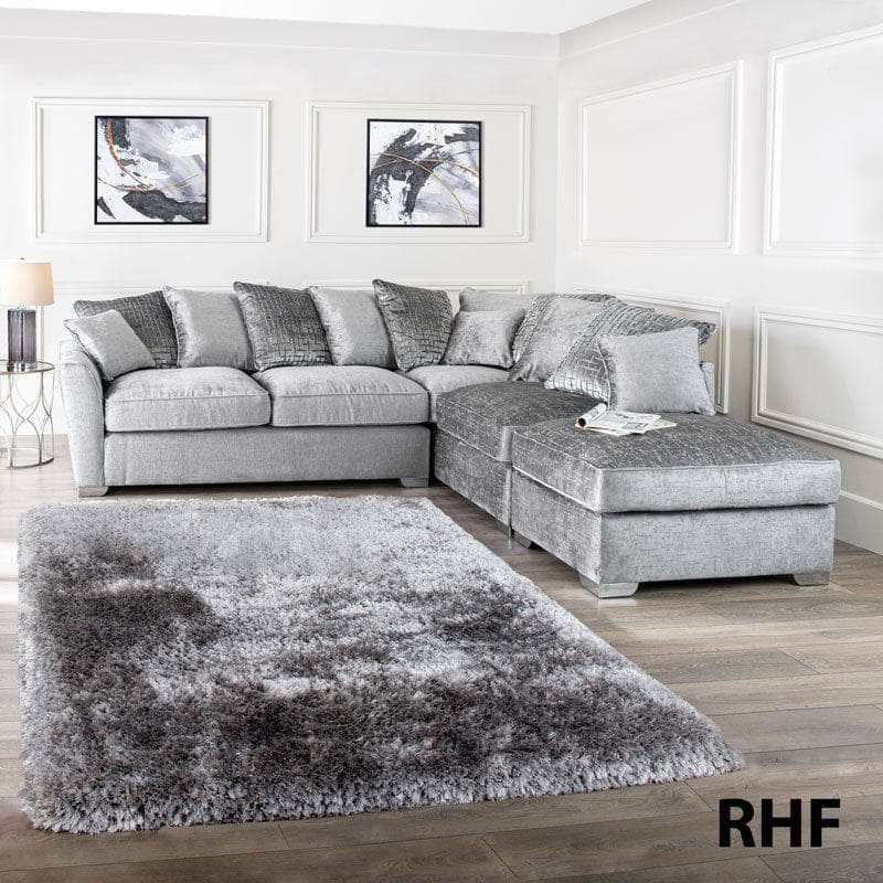 Furniture  -  Rene Chaise Sofa - Grey  - 