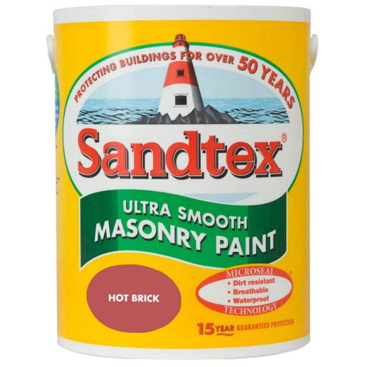 Paint  -  Sandtex Hot Brick Ultra Smooth 2.5L  -  50143202
