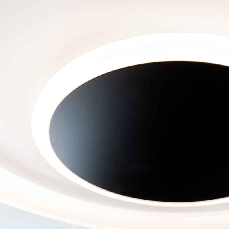 Arabian 60 Flush Ceiling Light - Black