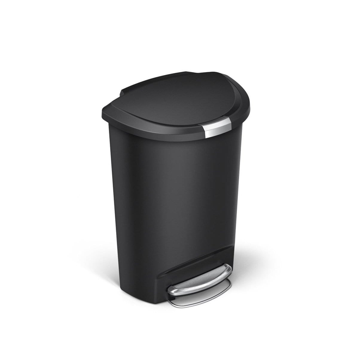 Kitchenware  -  Simplehuman Black Semi-Round 50L Pedal Bin  -  50077632
