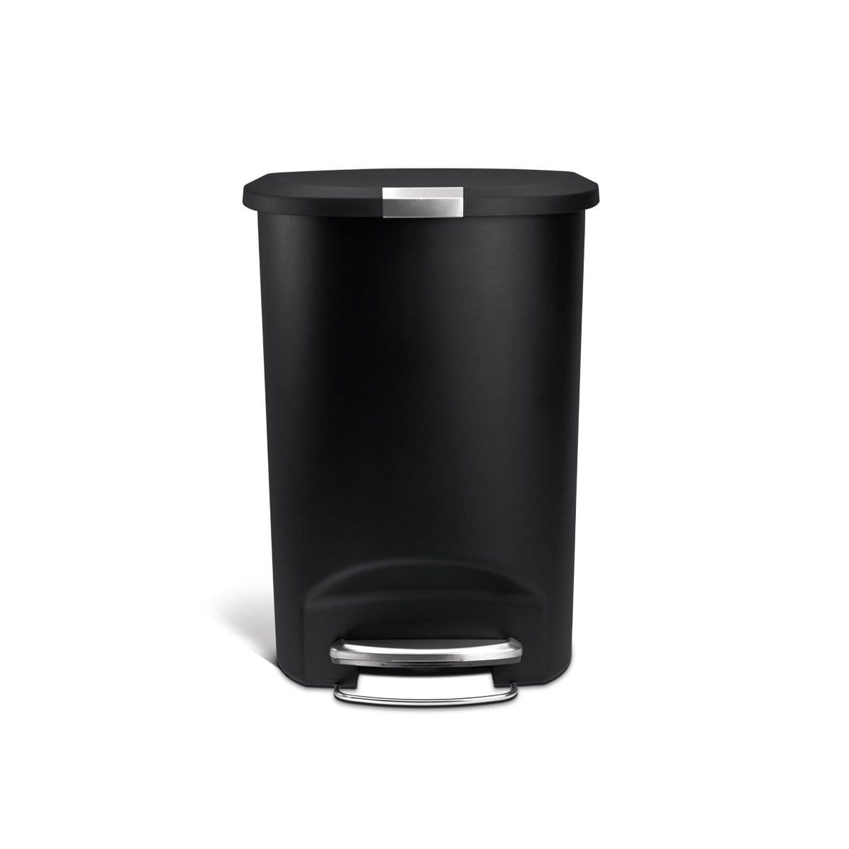 Kitchenware  -  Simplehuman Black Semi-Round 50L Pedal Bin  -  50077632