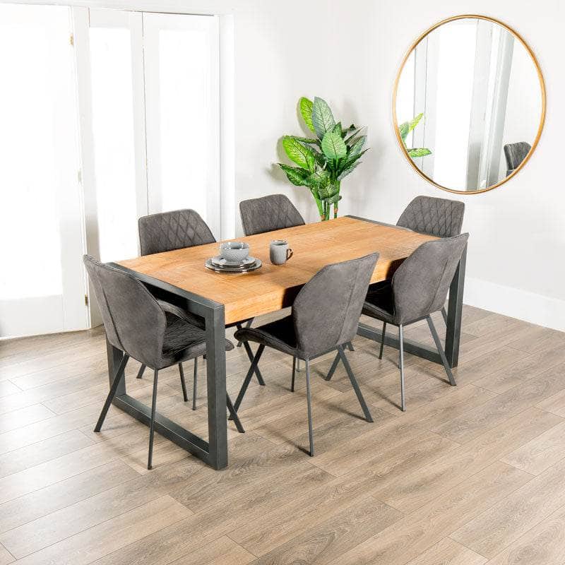 Furniture  -  Tory Dining Table & 6 Toronto Grey Chairs  -  60006094