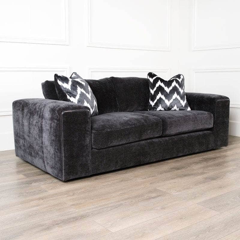 Furniture  -  Vienna 3 Seat Sofa - Anthracite  -  60007064