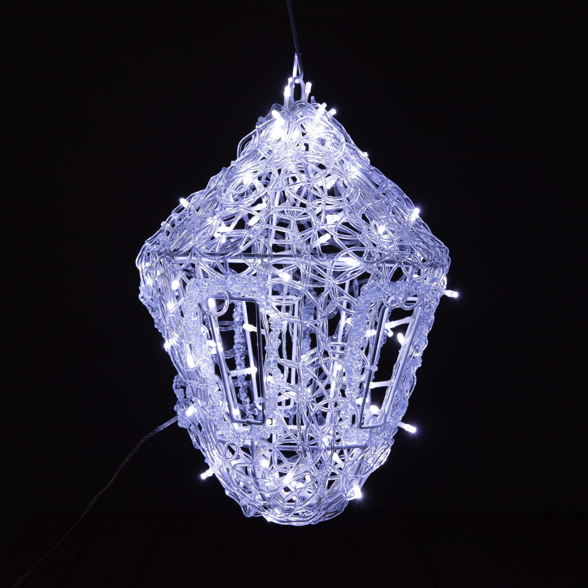 Christmas  -  White 40cm Lantern  -  60001100