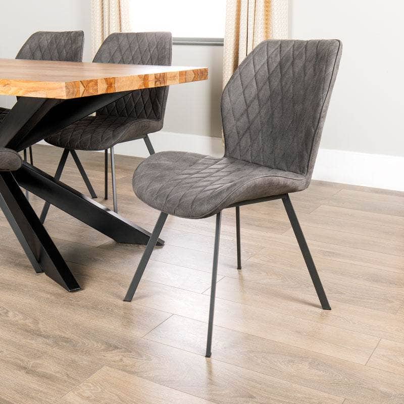 Furniture  -  Winslow Dining Table & 6 Toronto Grey Chairs  -  60006099