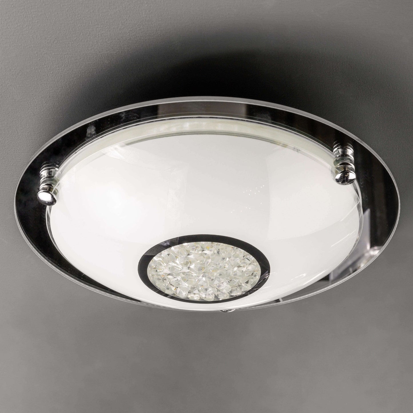 Lights  -  24 Crystal Led Flush Ceiling Light  -  50113620