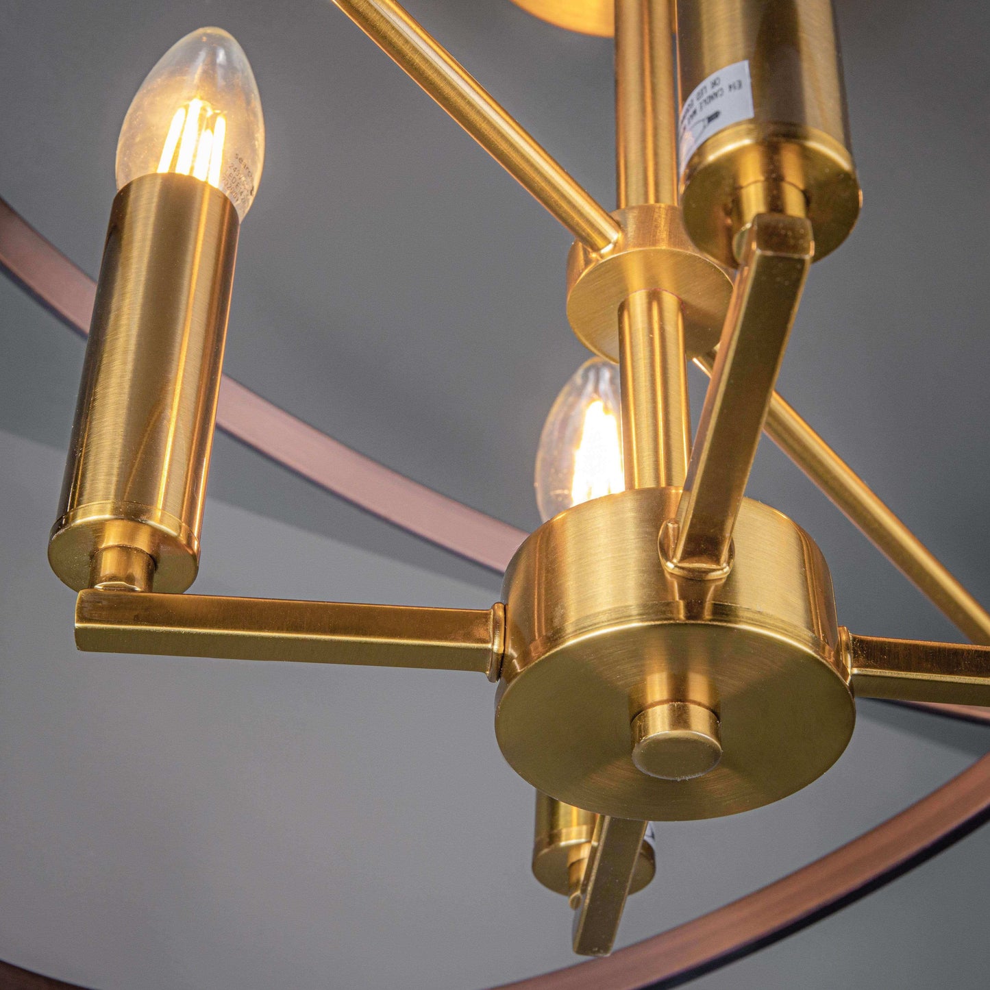 Lights  -  4 Light Bronze/Gold Semi Flush Ceiling light  -  50147035