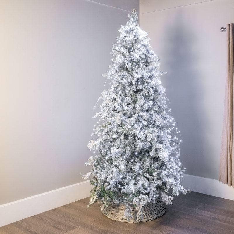 640 Cool White Micro LED Cascading Bunch Christmas Lights 190cm Taskers Online Store