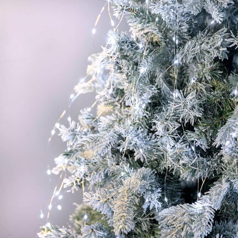 640 Cool White Micro LED Cascading Bunch Christmas Lights 190cm Taskers Online Store