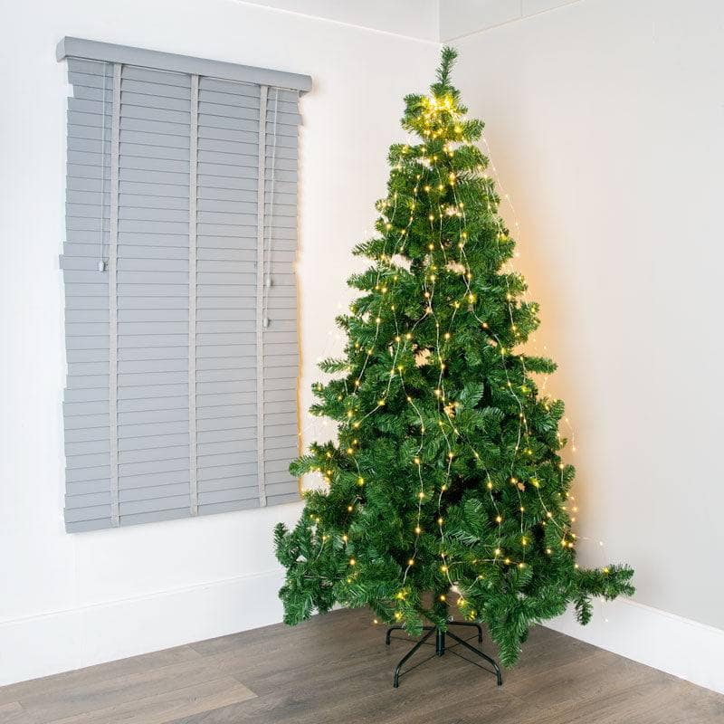 640 Warm White Micro LED Cascading Bunch Christmas Lights 190cm Taskers Online Store