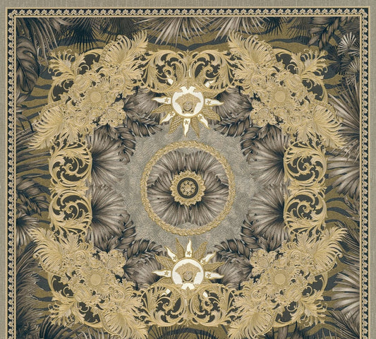 Wallpaper  -  Versace Brown Baroque Panel Wallpaper - 387035  -  60003094