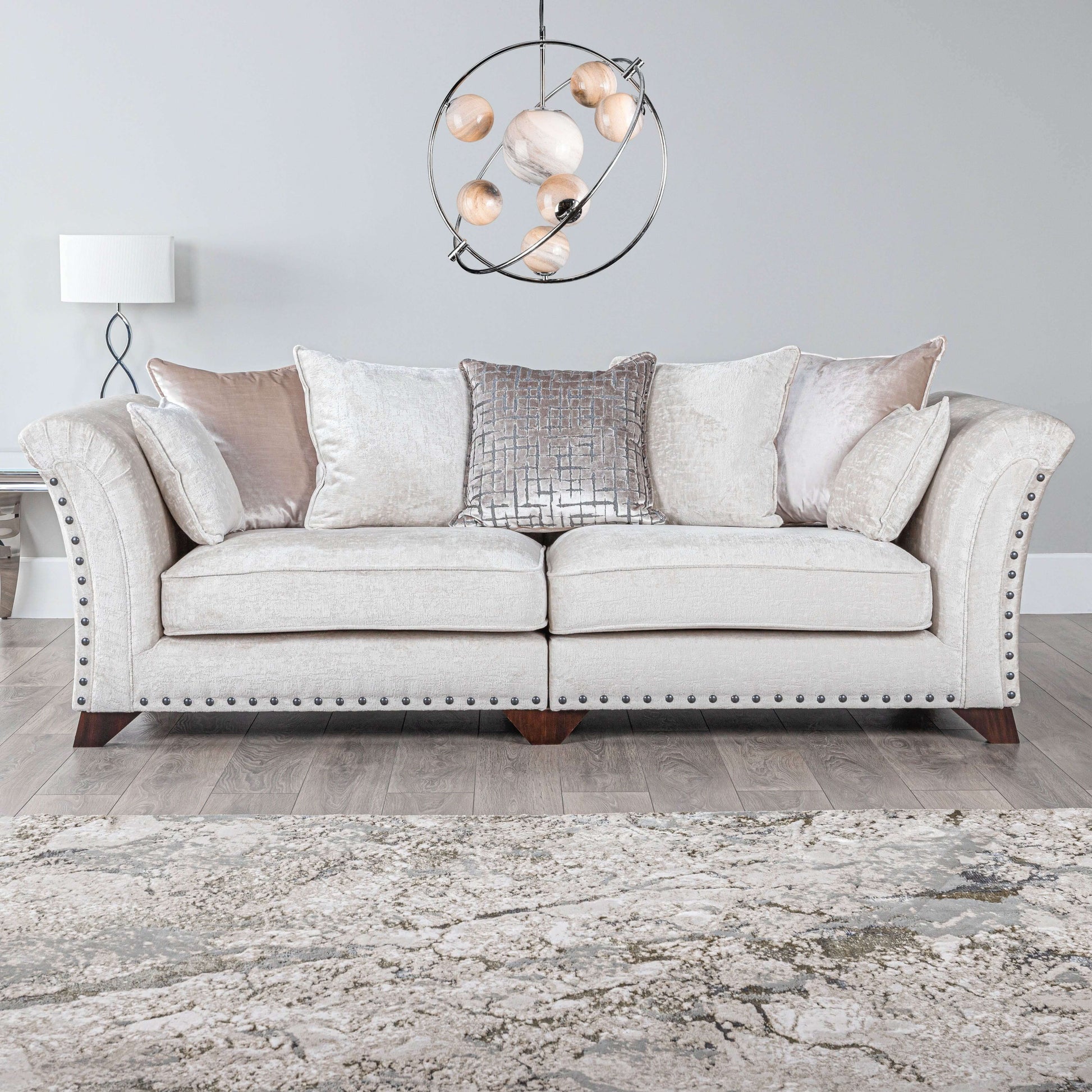 Furniture  -  Annabel Champagne 4 Seat Sofa  -  50155841