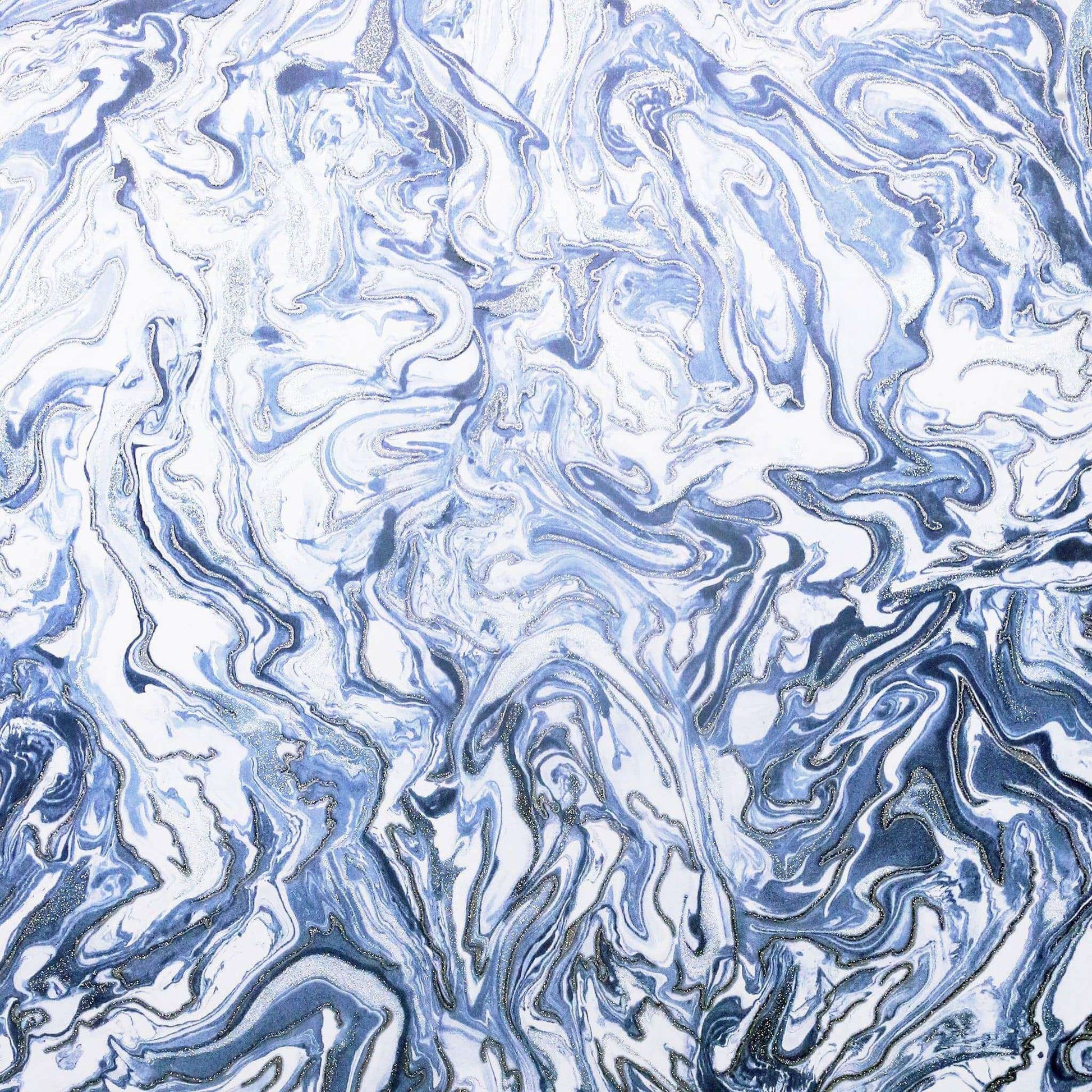 Wallpaper  -  Arthouse Liquid Marble Navy Wallpaper - 693902  -  50156230