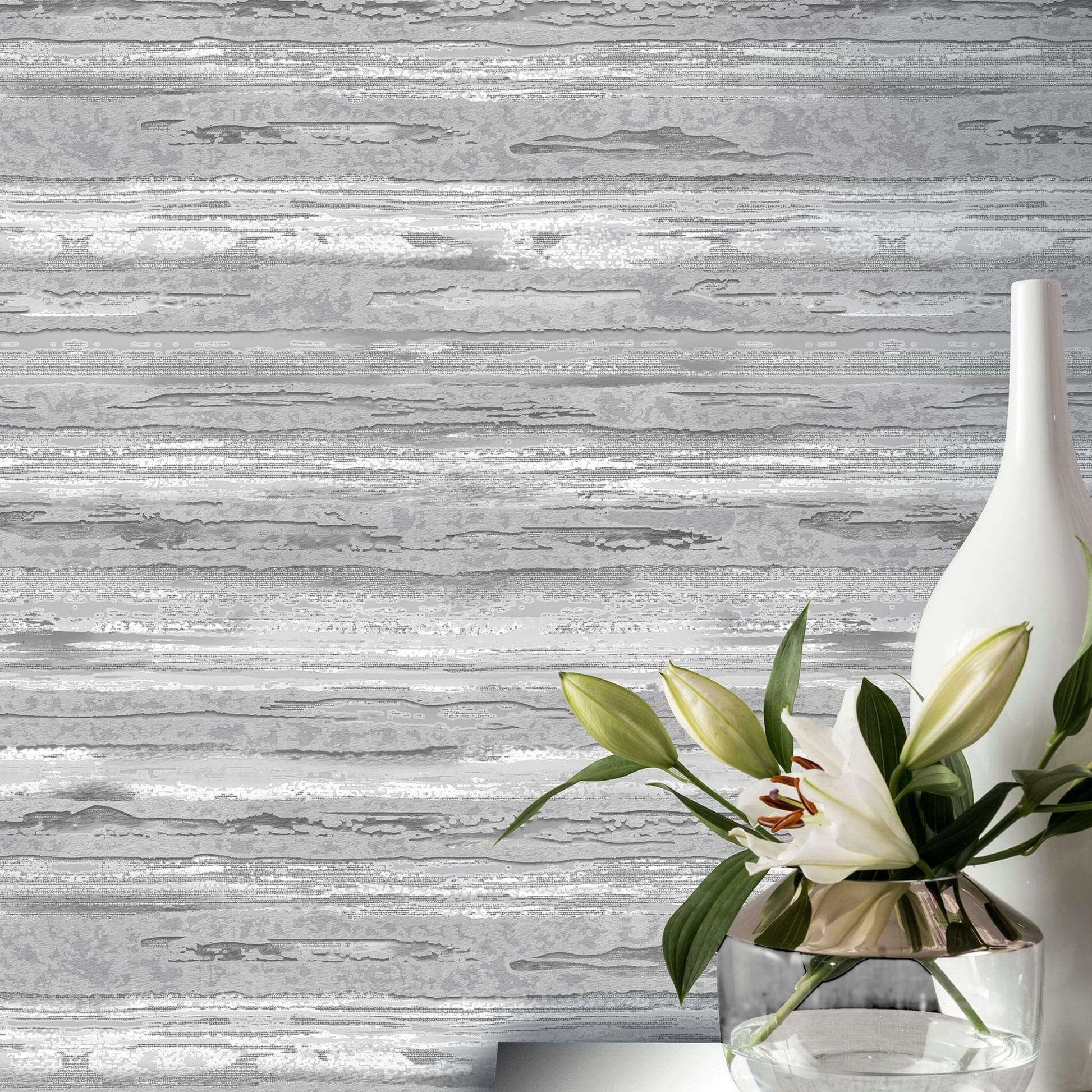 Wallpaper  -  Arthouse Sahara Silver Wallpaper - 297703  -  50156228