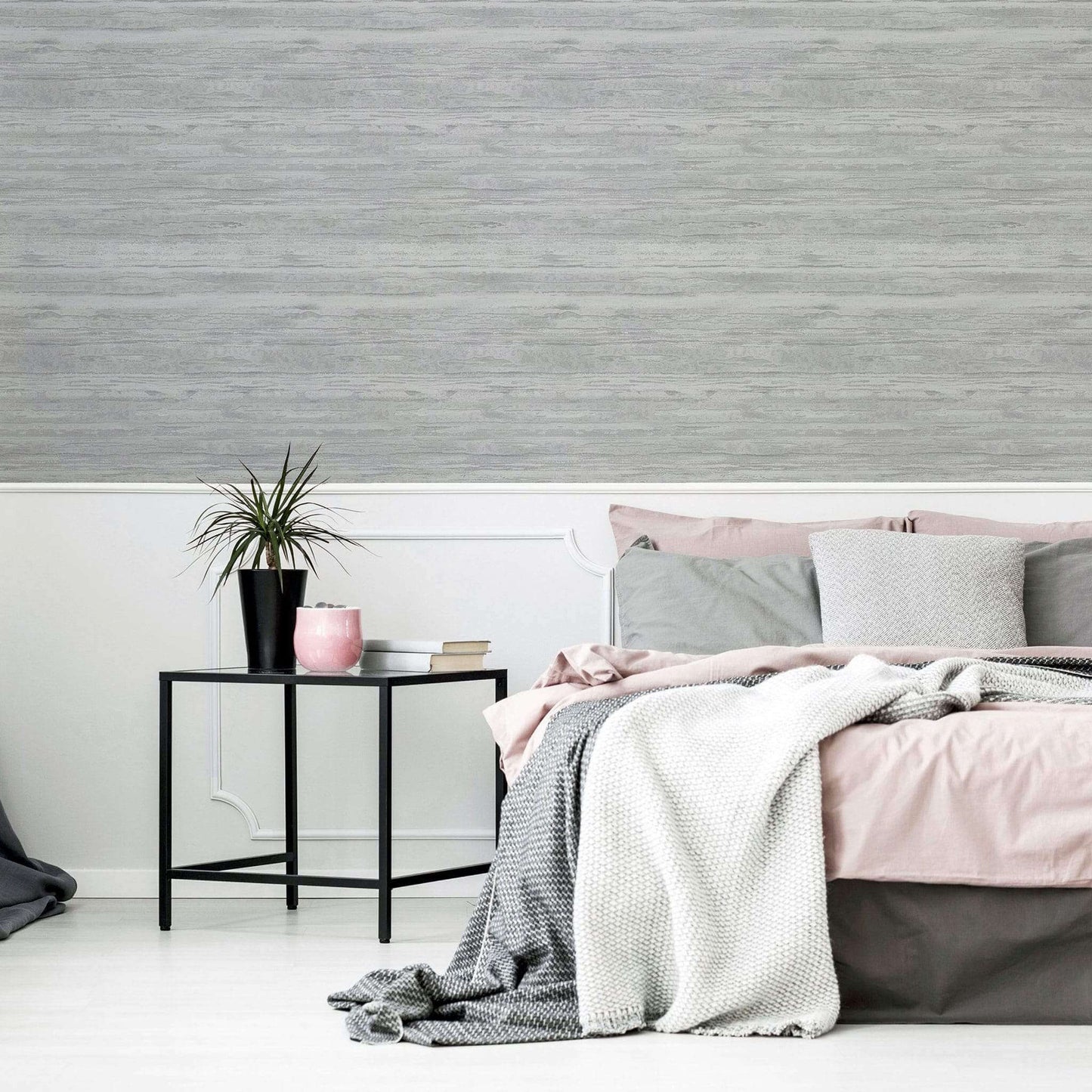 Wallpaper  -  Arthouse Sahara Silver Wallpaper - 297703  -  50156228