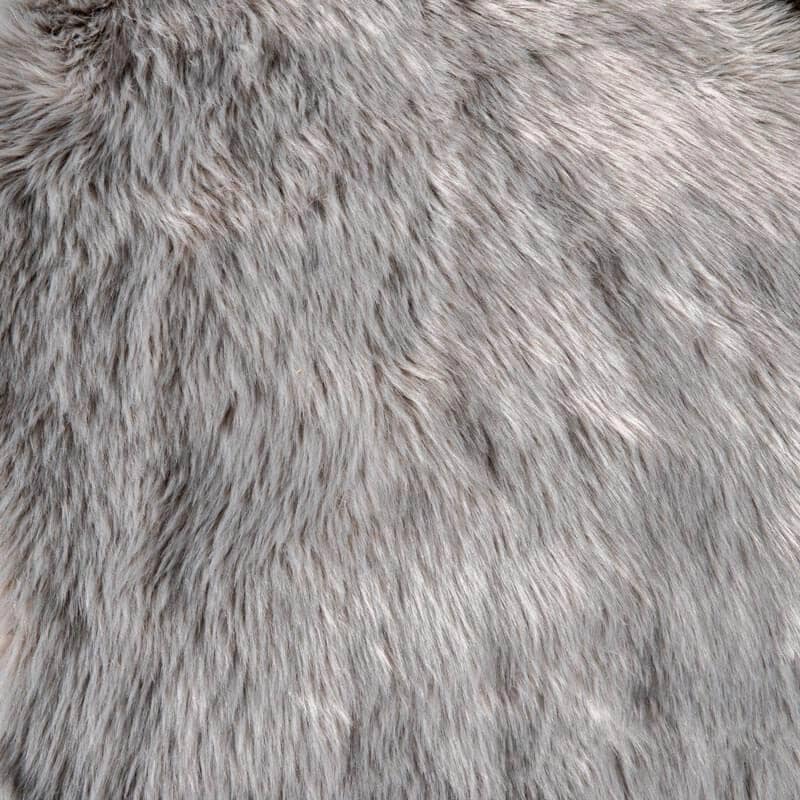 Rugs  -  Auckland Silver Faux Fur Rug - 70x100cm  -  50143430