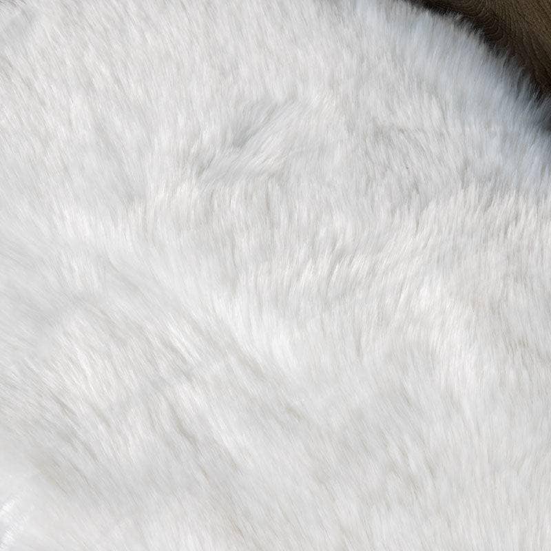 Rugs  -  Auckland White Faux Fur Rug - 70x200cm  -  50143437
