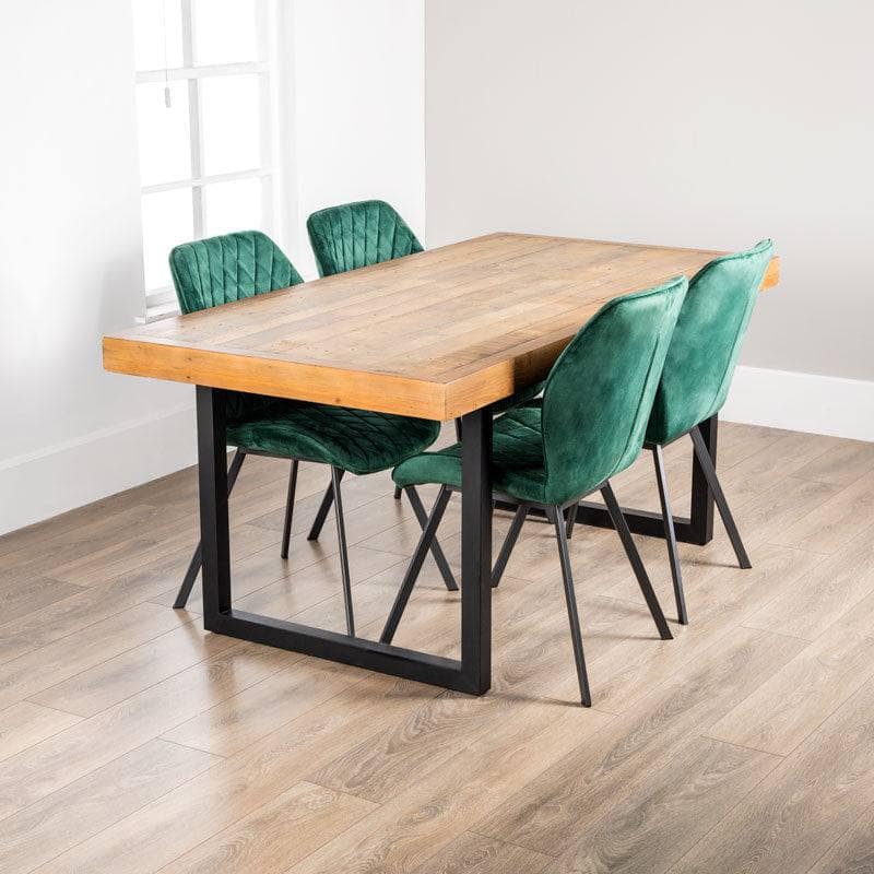 Furniture  -  Lincoln Fixed Table & Vancouver Emerald Chairs - Multiple Configurations  - 
