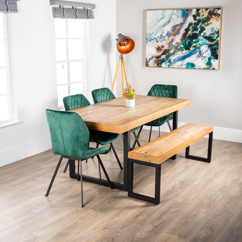 Furniture  -  Lincoln Fixed Table & Vancouver Emerald Chairs - Multiple Configurations  -  60005942