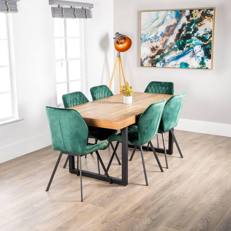 Furniture  -  Lincoln Fixed Table & Vancouver Emerald Chairs - Multiple Configurations  -  60005943