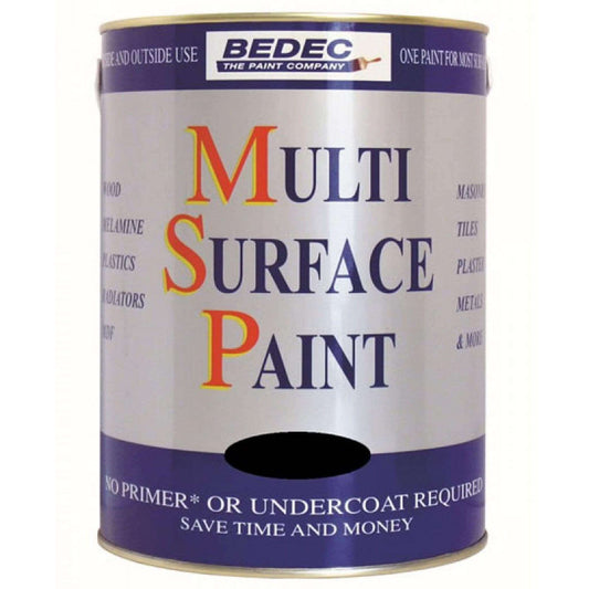 Paint  -  Bedec Multi Surface Black Gloss Paint 750Ml  -  50063411