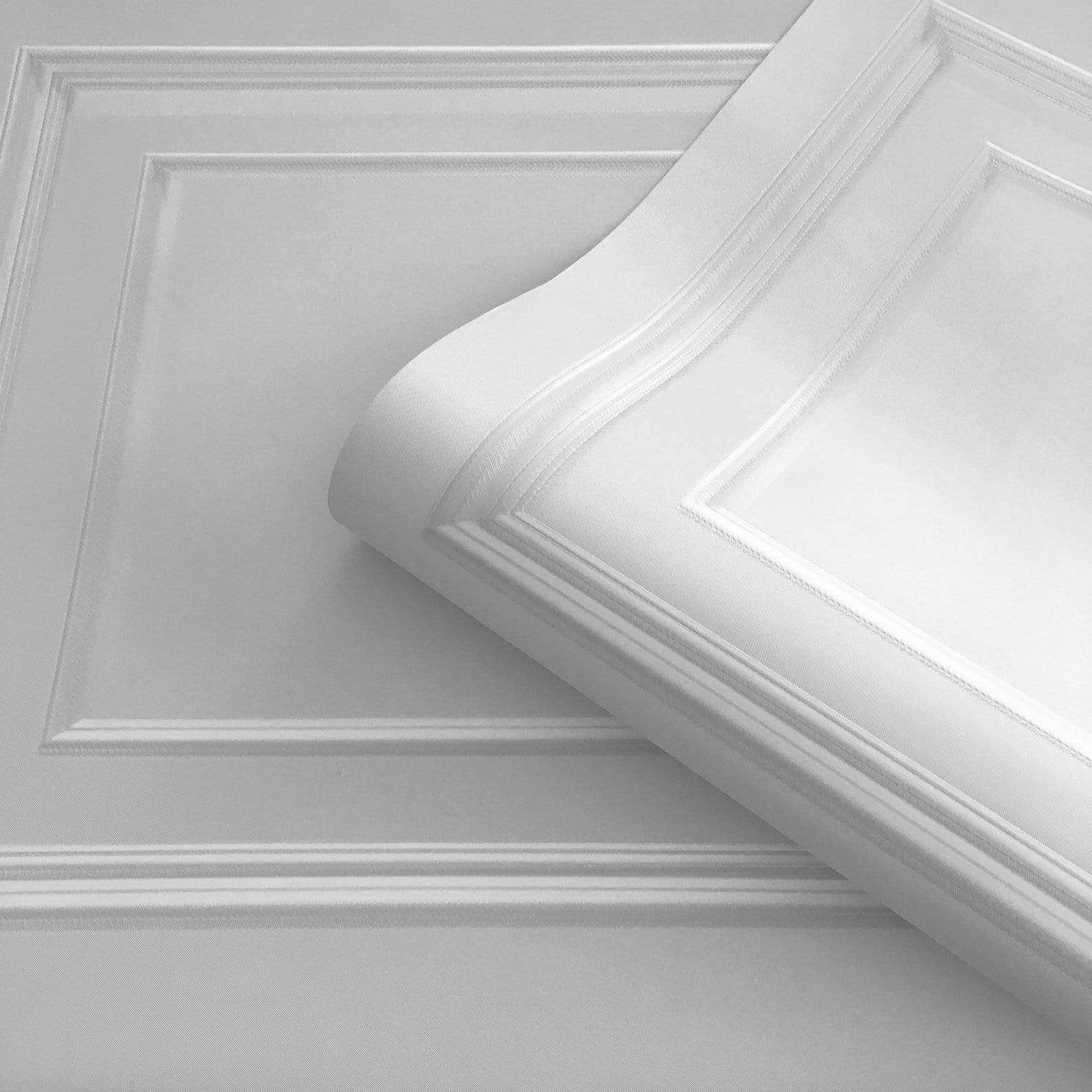 Wallpaper  -  Belgravia Amara Panel Silver Wallpaper - 7376  -  60000013