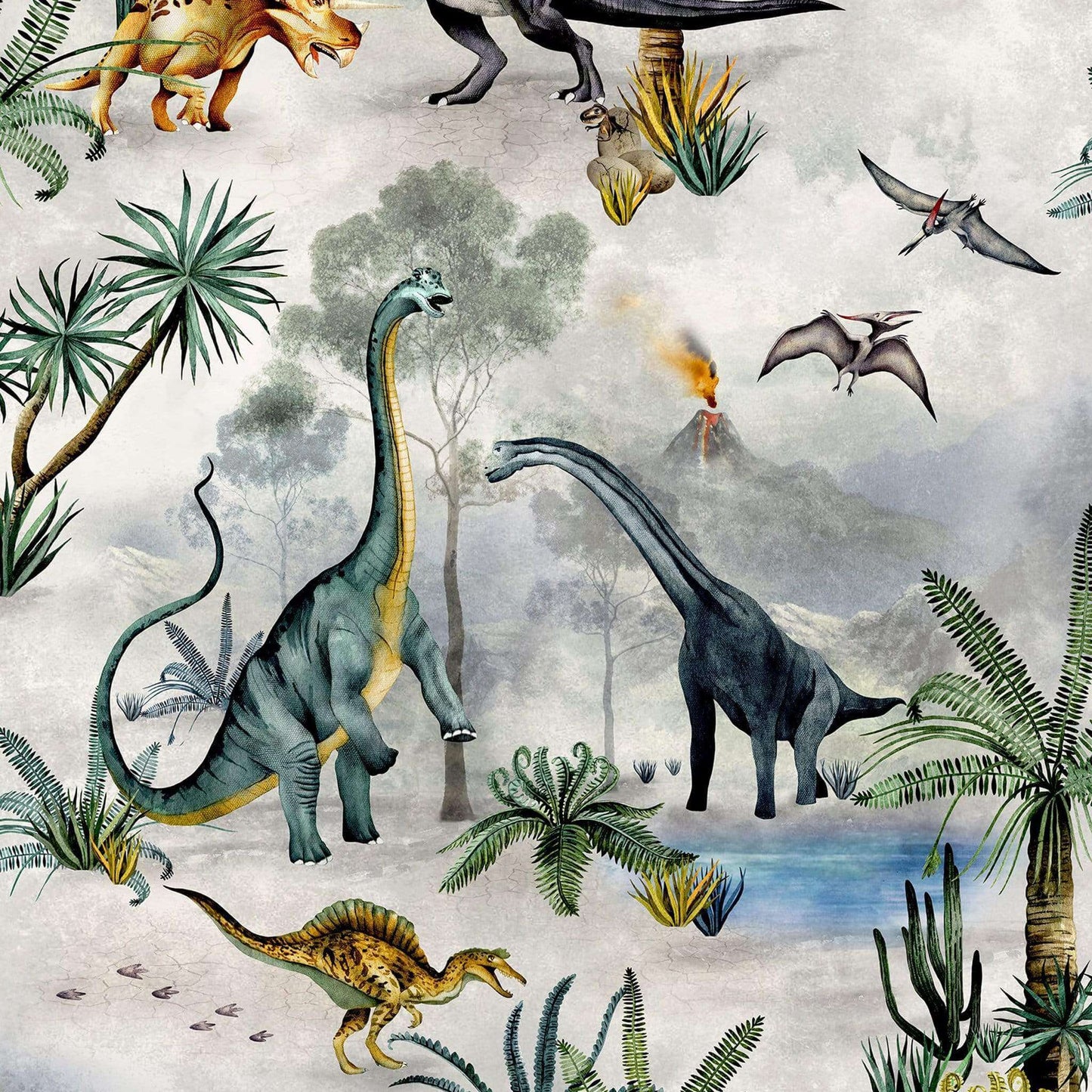 Wallpaper  -  Belgravia Dinosaur Kingdom Wallpaper - 7700  -  50154720