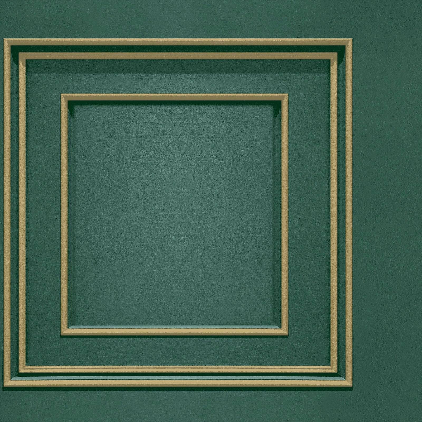 Belgravia Forbidden Fruit Green and Gold Wood Panel Wallpaper 39005 Taskers Online Store