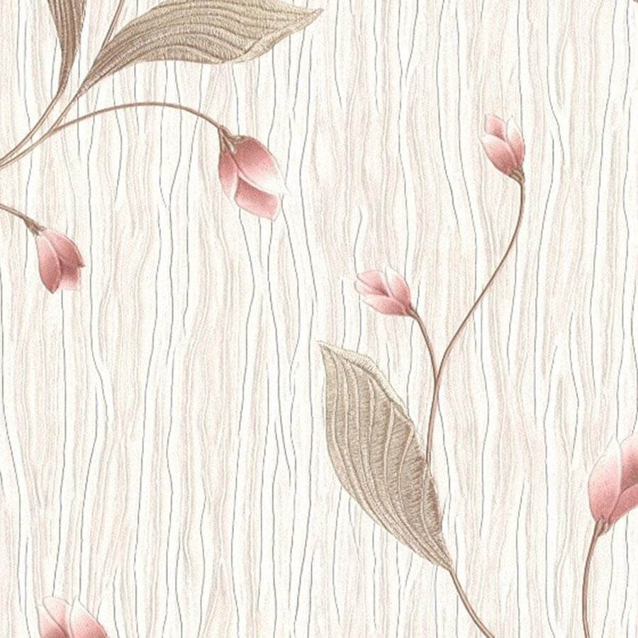 Wallpaper  -  Belgravia Tiffany Platinum Motif Pink/Ivory Wallpaper - 160  -  50084591