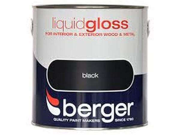 Paint  -  Berger Black Liquid Gloss  -  50120608