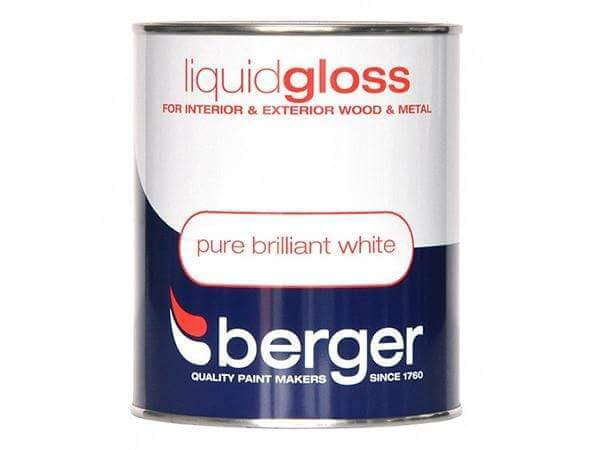 Paint  -  Berger Pure Brilliant White Liquid Gloss  -  50120611