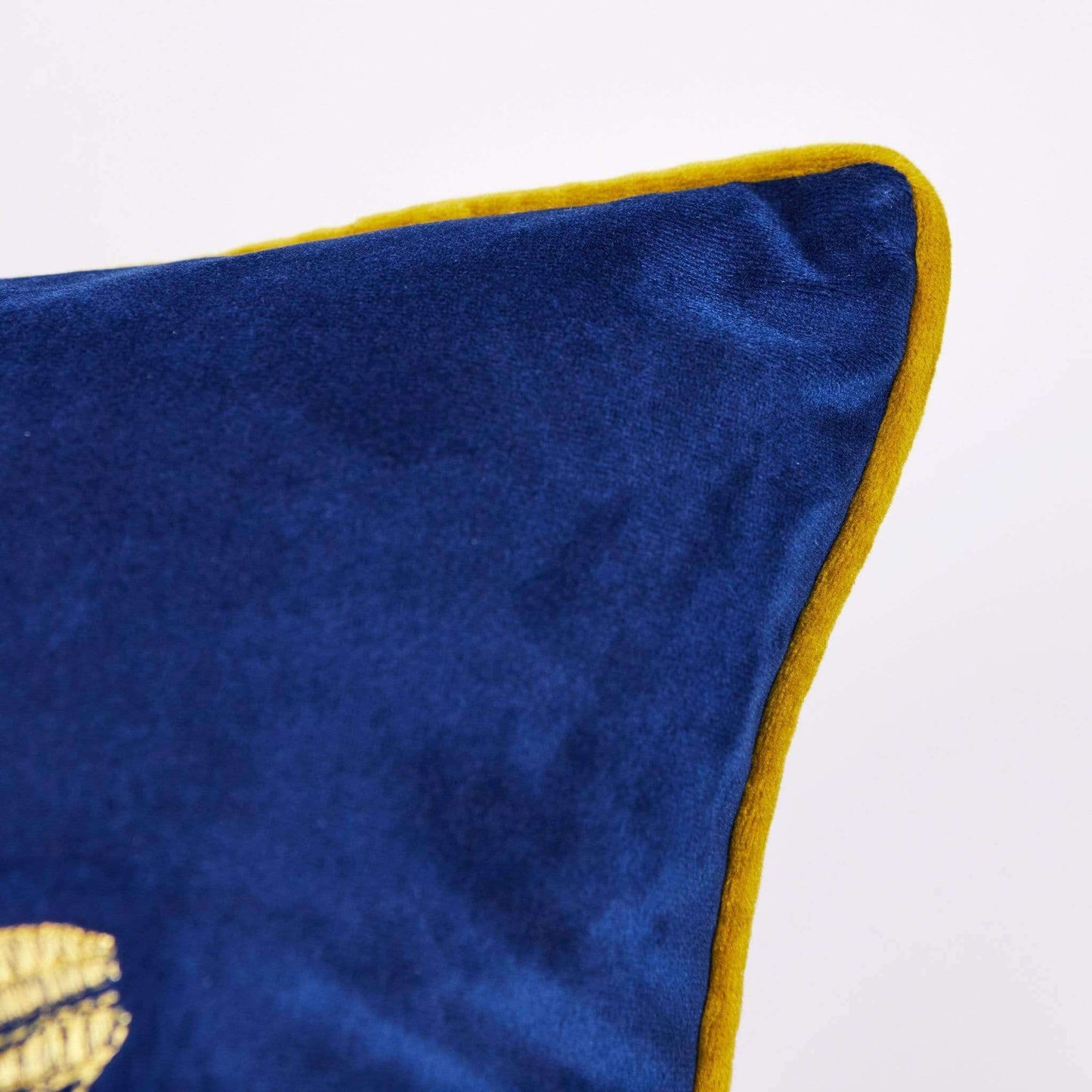 Homeware  -  Cerana Royal Blue Velvet Bumble Bee Cushion  -  50148011
