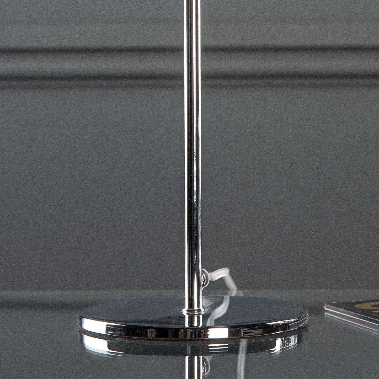 Lights  -  Chrome Elise Crystal Drop Table Lamp  -  50152999