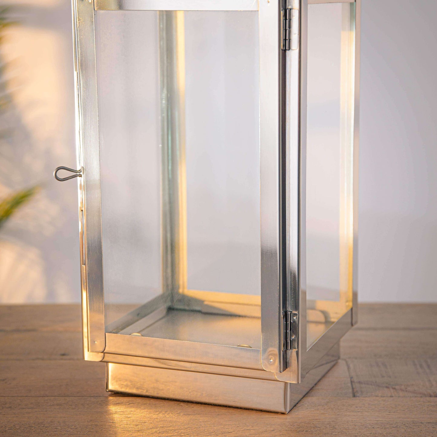 Gardening  -  Comet Stainless Steel And Glass Lantern 42cm  -  60000251
