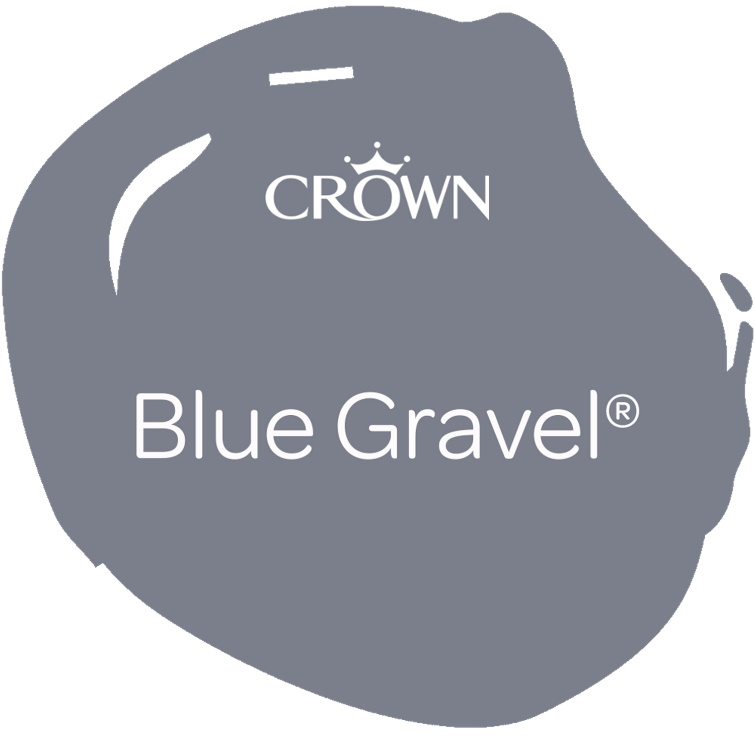 Paint  -  Crown Bathroom Blue Gravel Paint - 40Ml  -  50156002