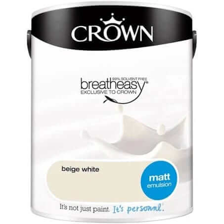 Paint  -  Crown Beige White Matt Paint  - 