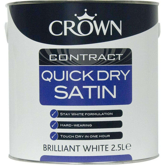Paint  -  Crown Contract Satin Brilliant White 2.5L  -  50145638
